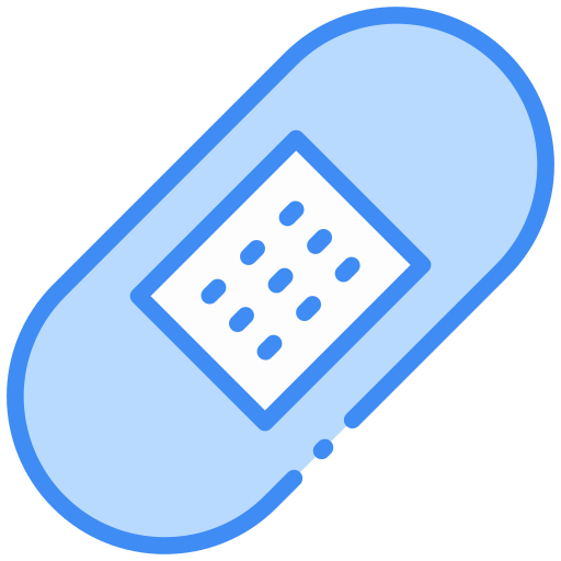 bandage Generic Blue icon