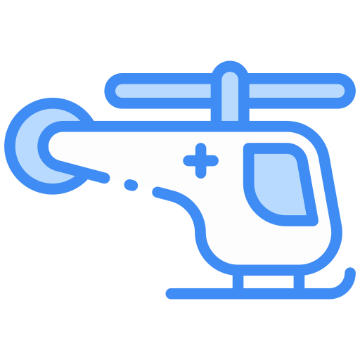 ambulanza aerea Generic Blue icona