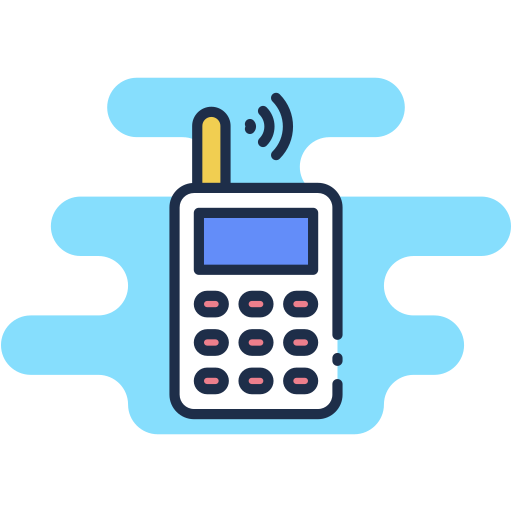 walkie-talkie Generic Rounded Shapes icon