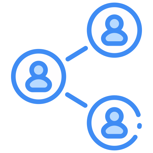 sieć społeczna Generic Blue ikona