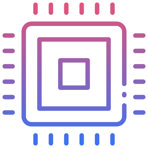 mikroprocesor Generic Gradient ikona