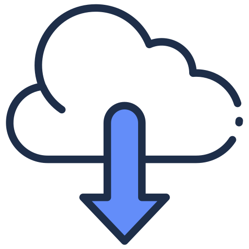 cloud downloaden Generic Outline Color icoon