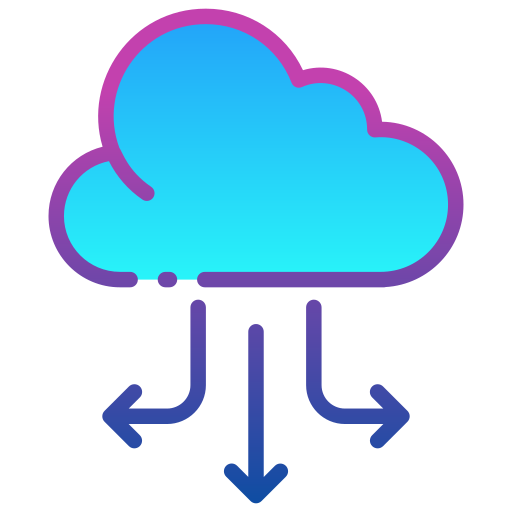 cloud computing Generic Lineal Color Gradient icoon