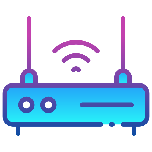 router de wifi Generic Lineal Color Gradient icono