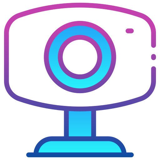 웹캠 Generic Lineal Color Gradient icon