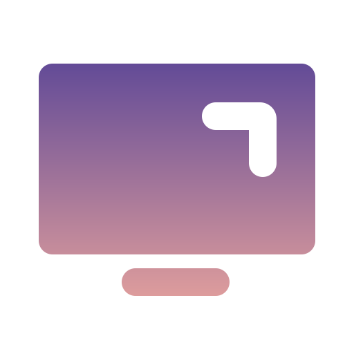 scherm Generic Flat Gradient icoon