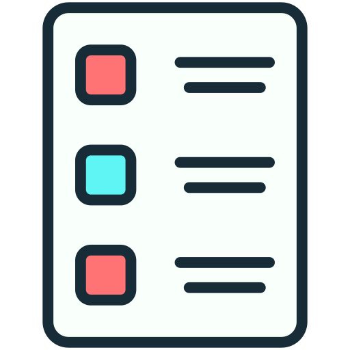 tarea Generic Outline Color icono