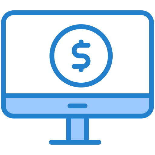 finanzierung Generic Blue icon