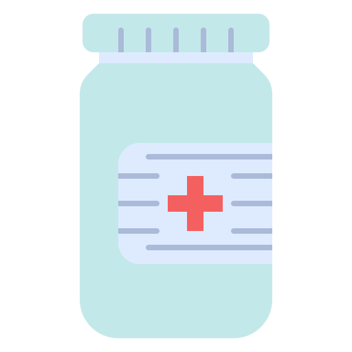 Medication bottle Generic Flat icon