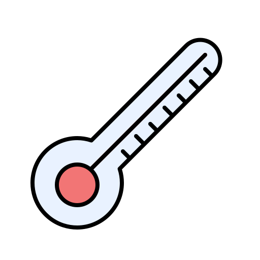 thermometer Generic Outline Color icoon