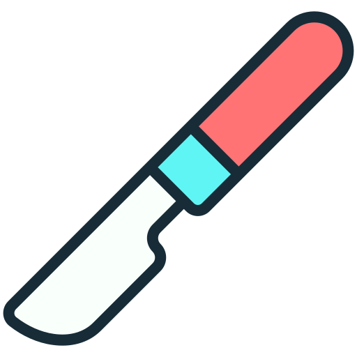 scalpel Generic Outline Color icoon