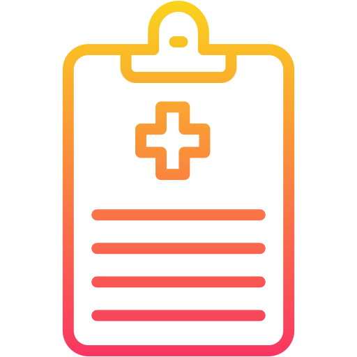 informe médico Generic Gradient icono