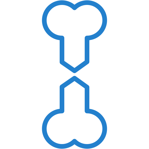 골절 Generic Blue icon