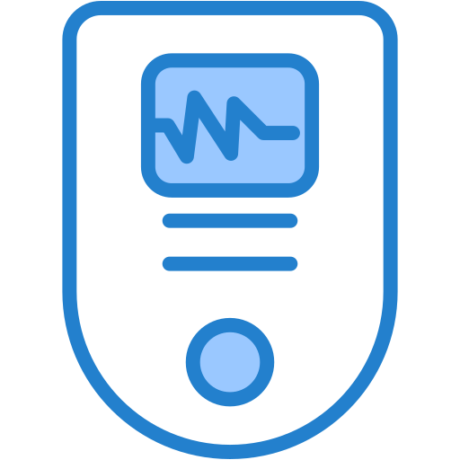 산소 농도계 Generic Blue icon