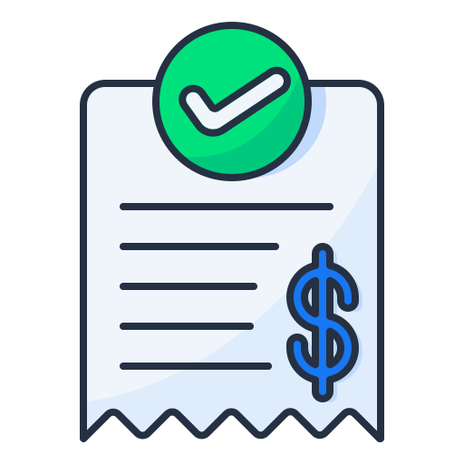 Invoice Generic Outline Color icon