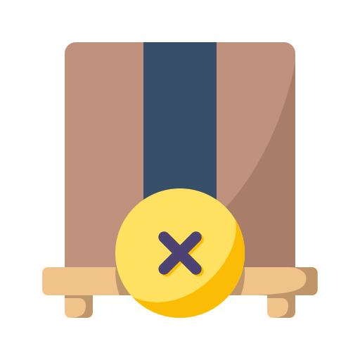 Delivery cancelled Generic Flat icon