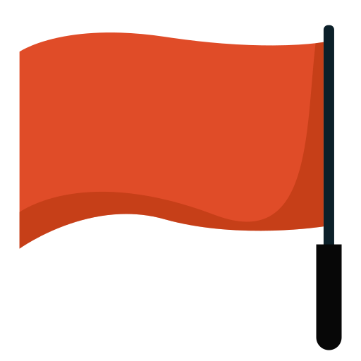 빨간 깃발 Generic Flat icon