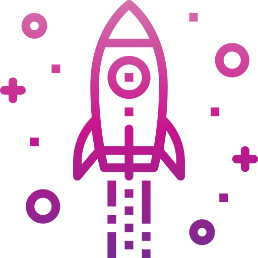 Spaceship Generic Gradient icon