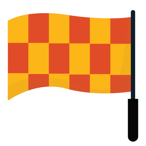 flaga piłki nożnej Generic Flat ikona