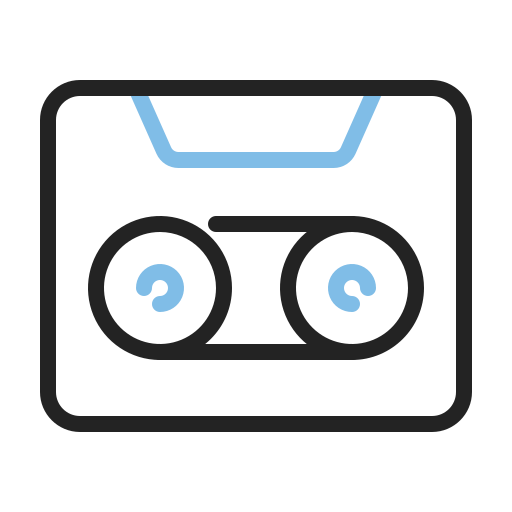 kassette Generic Outline Color icon