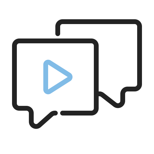 videoanruf Generic Outline Color icon