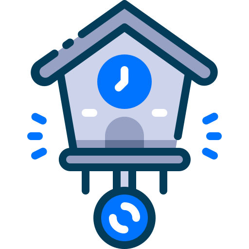 Cuckoo clock Generic Blue icon