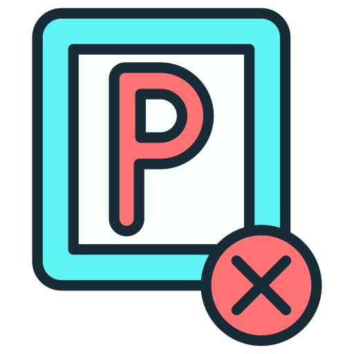 No parking Generic Outline Color icon