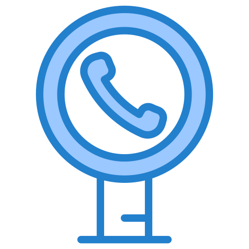 전화 부스 Generic Blue icon