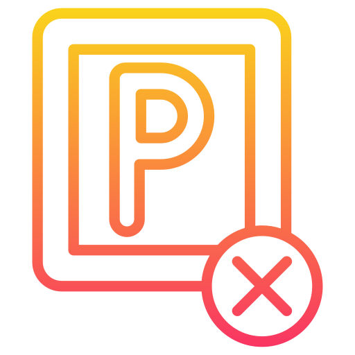Парковка запрещена Generic Gradient иконка
