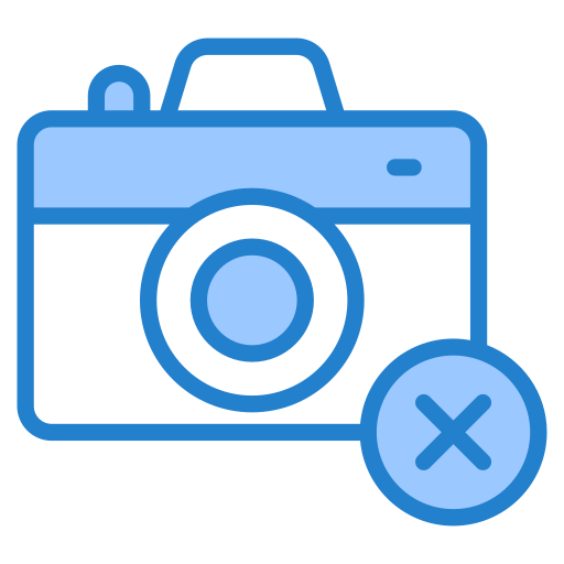 No camera Generic Blue icon