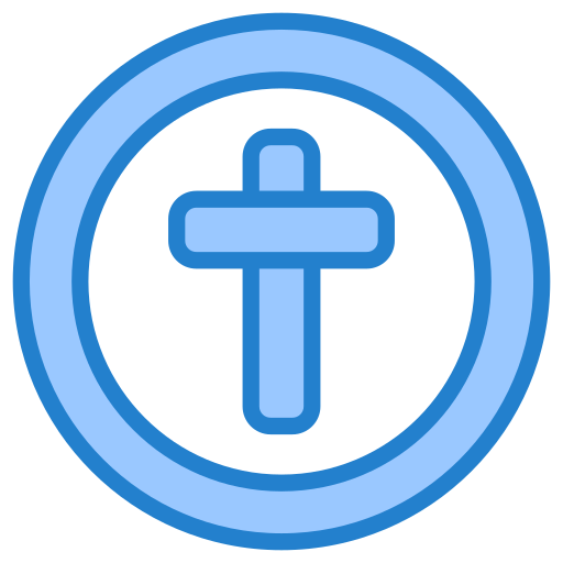 Крест Generic Blue иконка