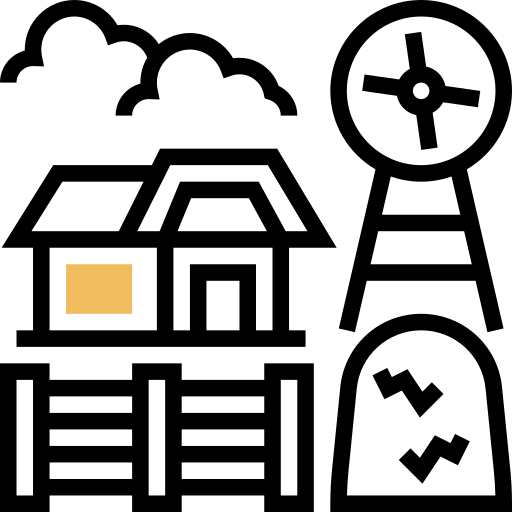 bauernhof Meticulous Yellow shadow icon