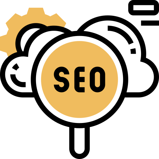 Search engine optimization Meticulous Yellow shadow icon