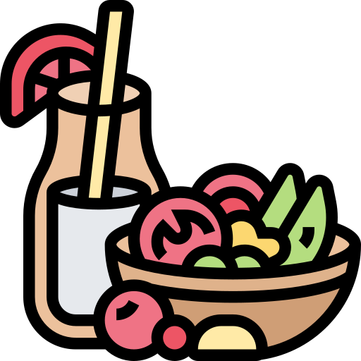 食べ物 Meticulous Lineal Color icon