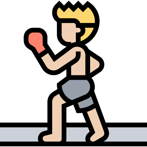 Boxing Meticulous Lineal Color icon