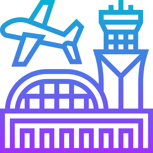 Airport Meticulous Gradient icon