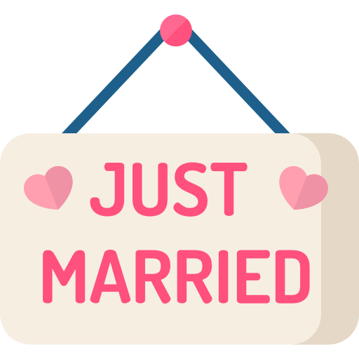Just married Special Flat icon
