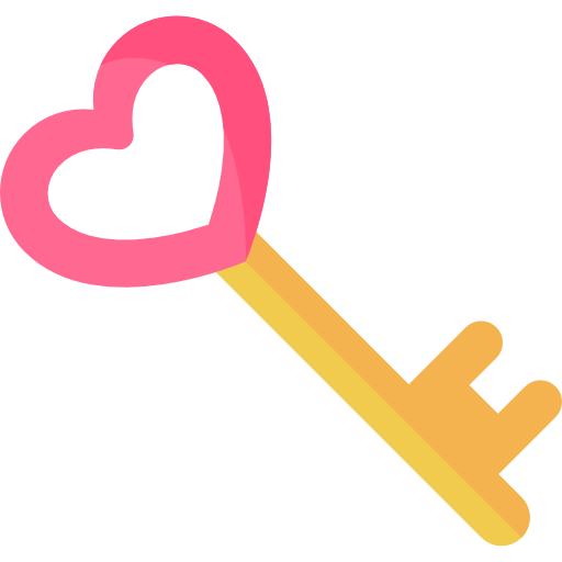 Love key Special Flat icon