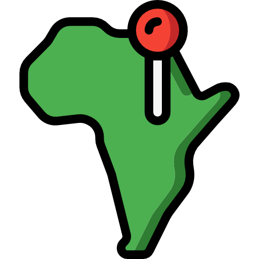 Африка Basic Mixture Lineal color иконка