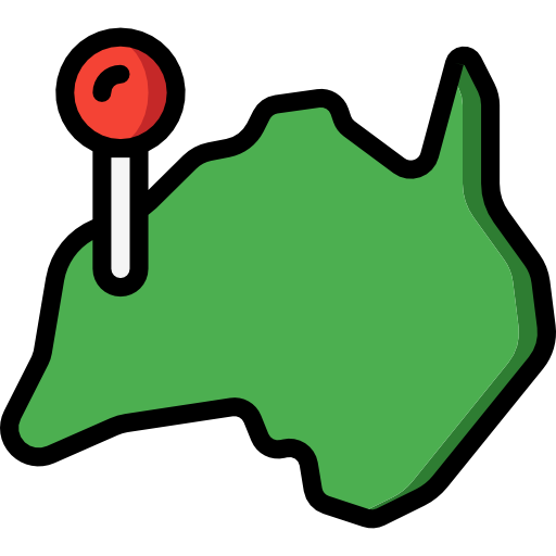 Australia Basic Mixture Lineal color icon