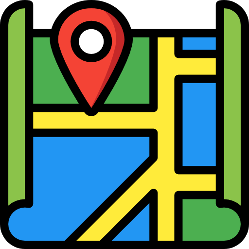 Street map Basic Mixture Lineal color icon