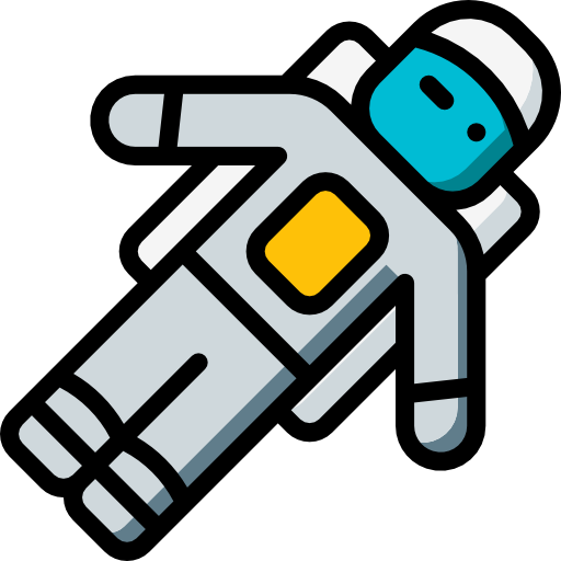 astronaut Basic Mixture Lineal color icon