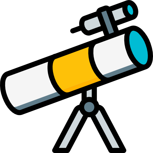 telescoop Basic Mixture Lineal color icoon