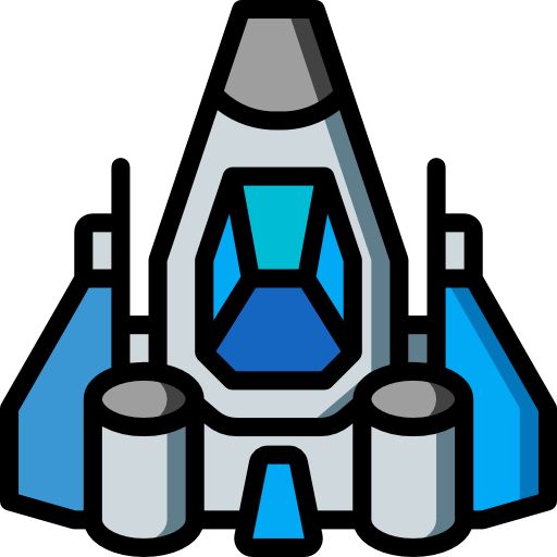 スペースシャトル Basic Mixture Lineal color icon