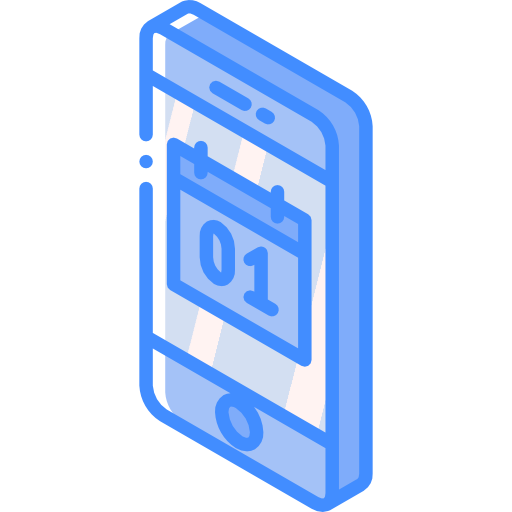 smartphone Basic Miscellany Blue icoon