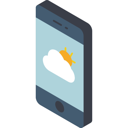 smartfon Basic Miscellany Flat ikona