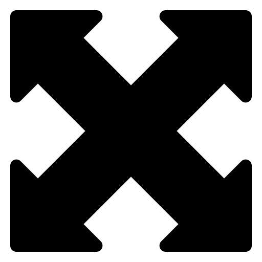 vier pijlen Generic Glyph icoon