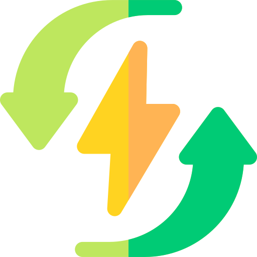 再生可能エネルギー Basic Rounded Flat icon
