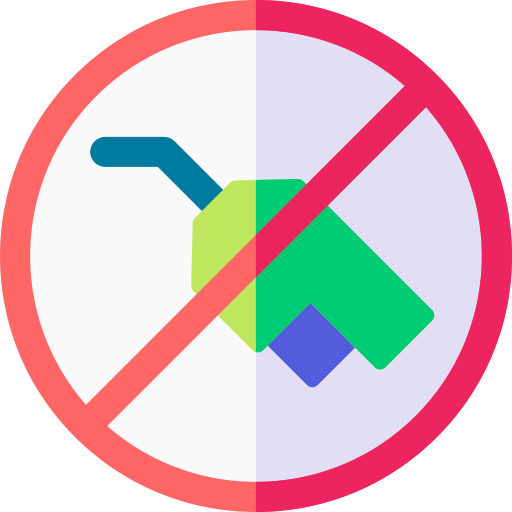 No fuel Basic Rounded Flat icon