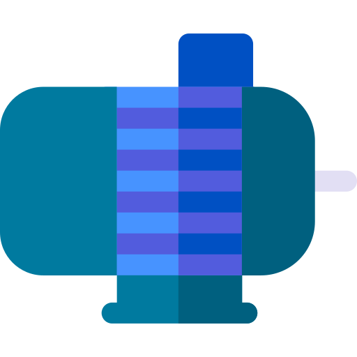 전기 모터 Basic Rounded Flat icon